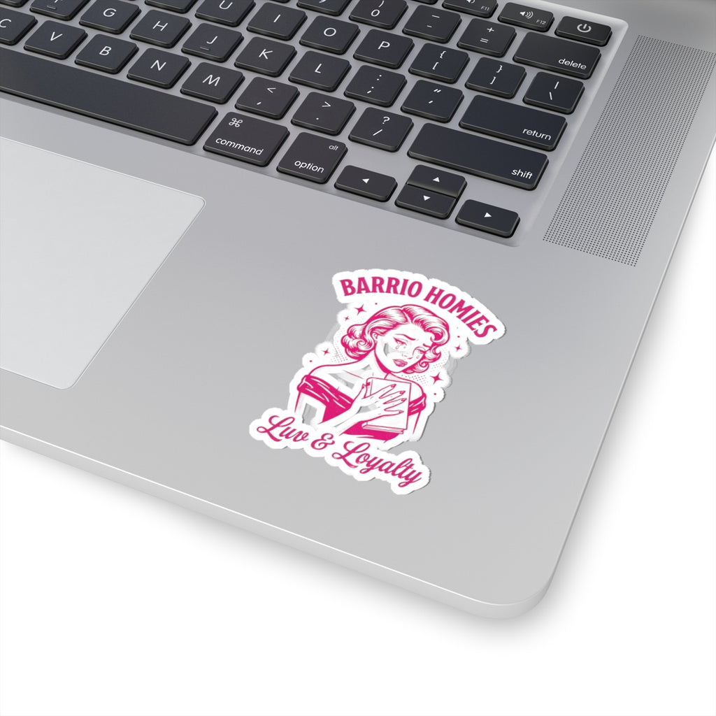 Barrio Homies Luv & Loyalty Kiss-Cut Stickers | Book Club Romance Sticker