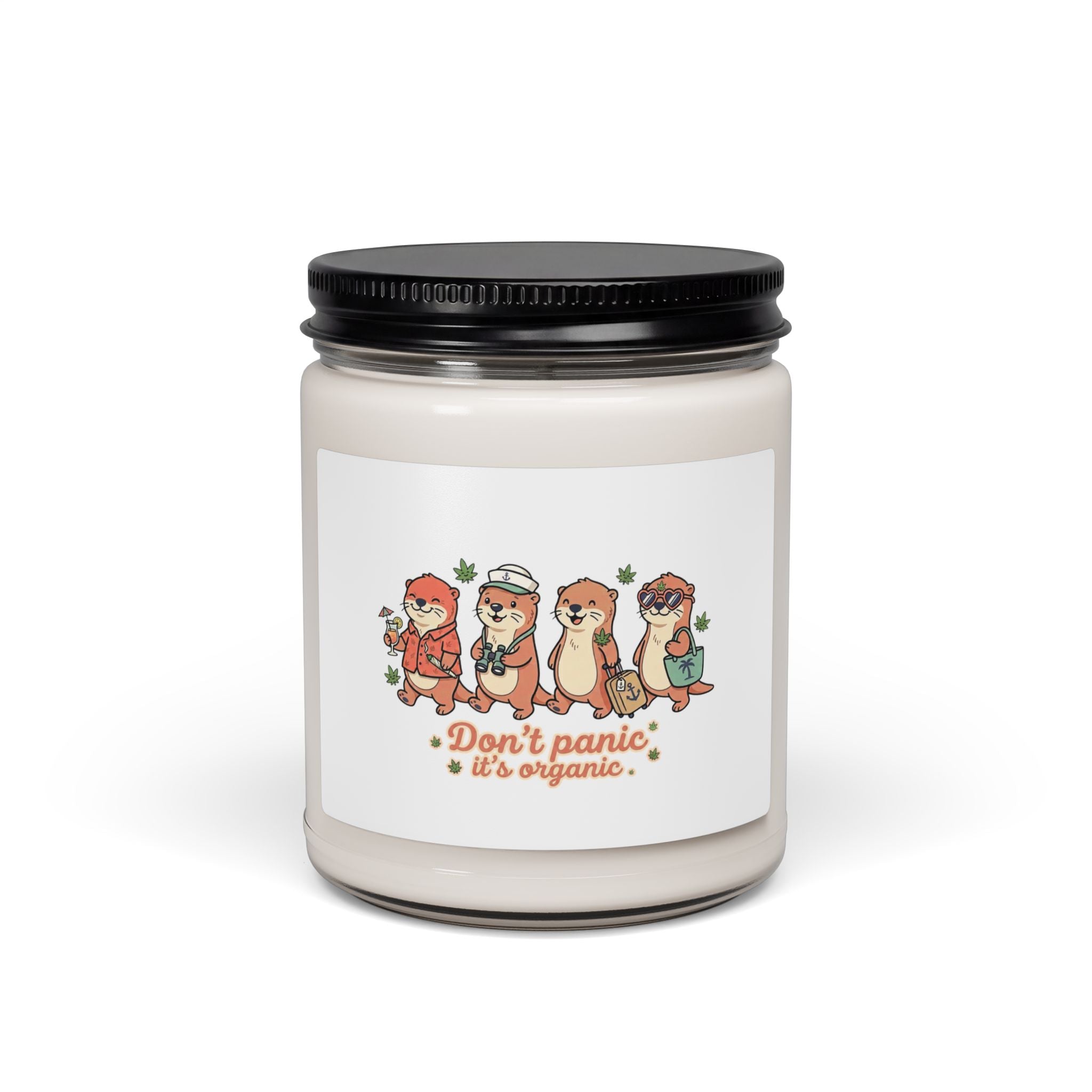Don’t Panic It’s Organic Candle | Cruise Vacation, Nautical Otter Crew