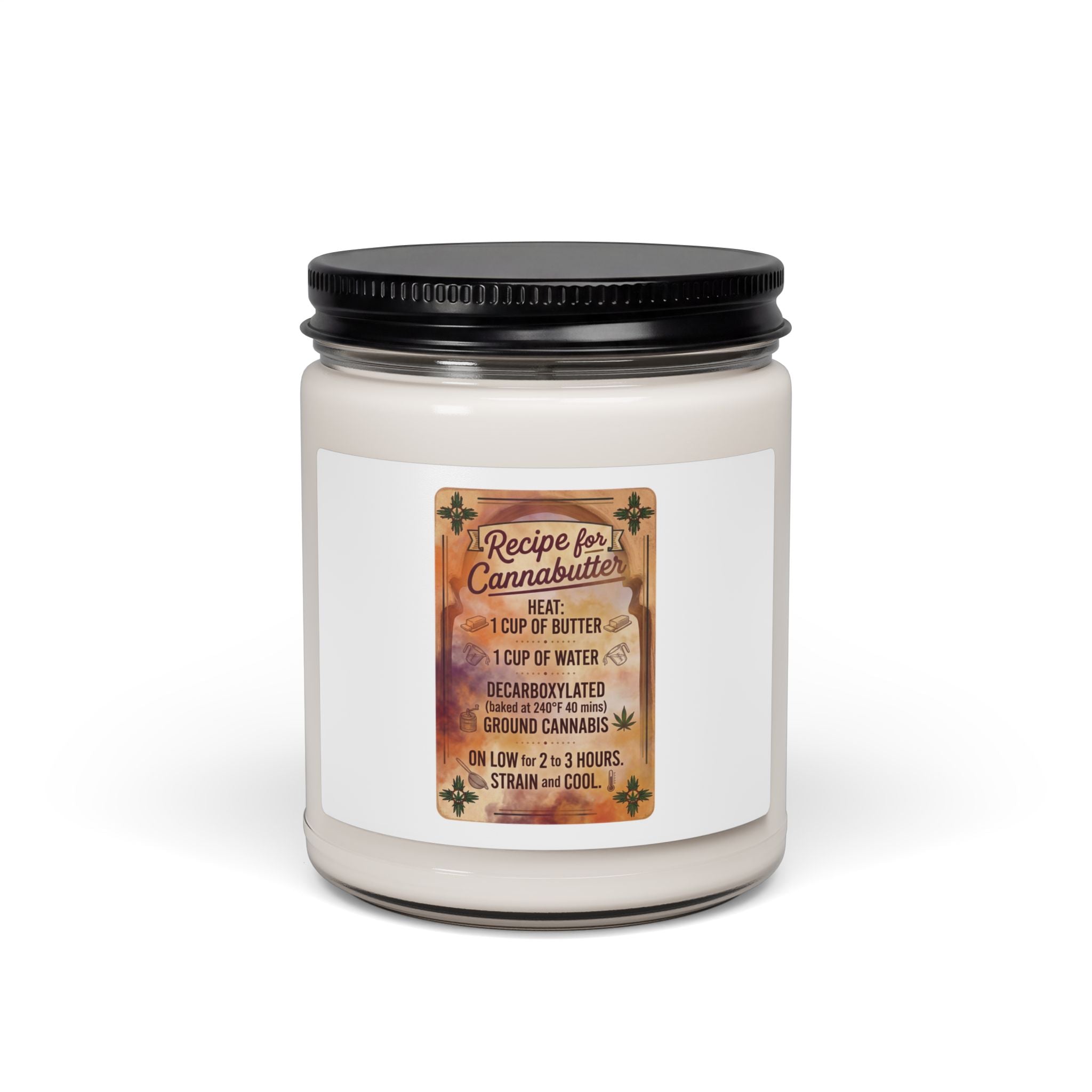 Democracy & Civic Courage Candle | Soy Jar Candle, red-blue floral civic pride