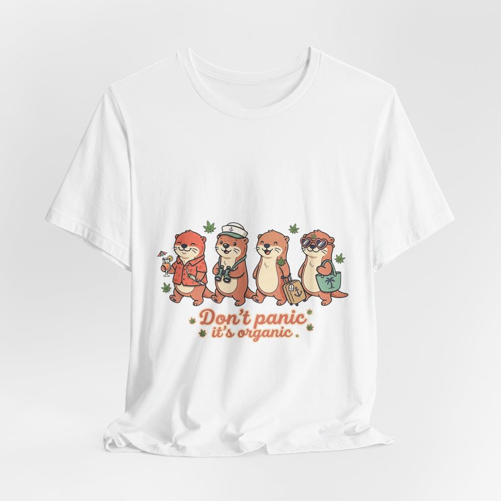 Don't Panic It's Organic Tee | Cruise Vacation, Tropical Nautical
