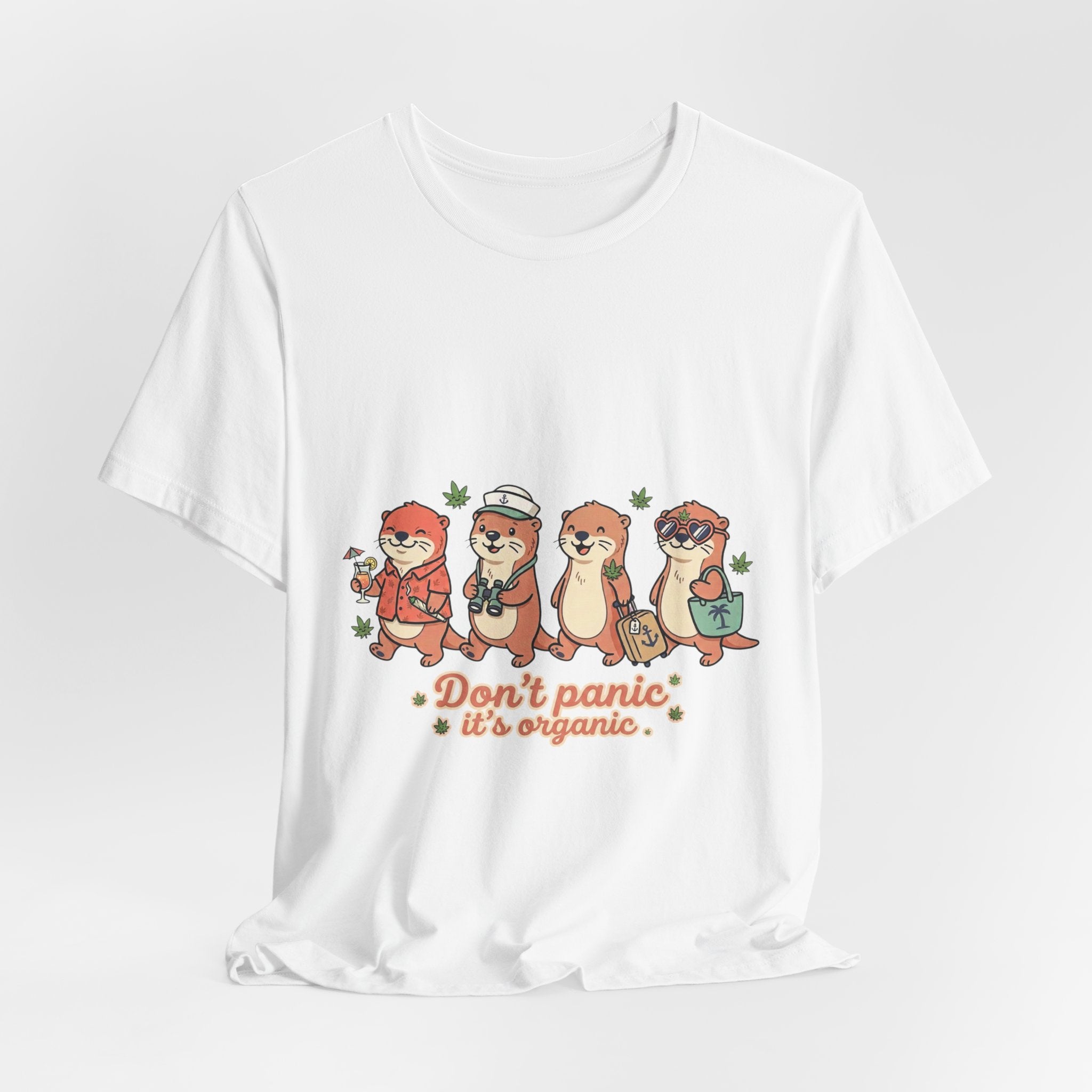Don't Panic It's Organic Tee | Cruise Vacation, Tropical Nautical