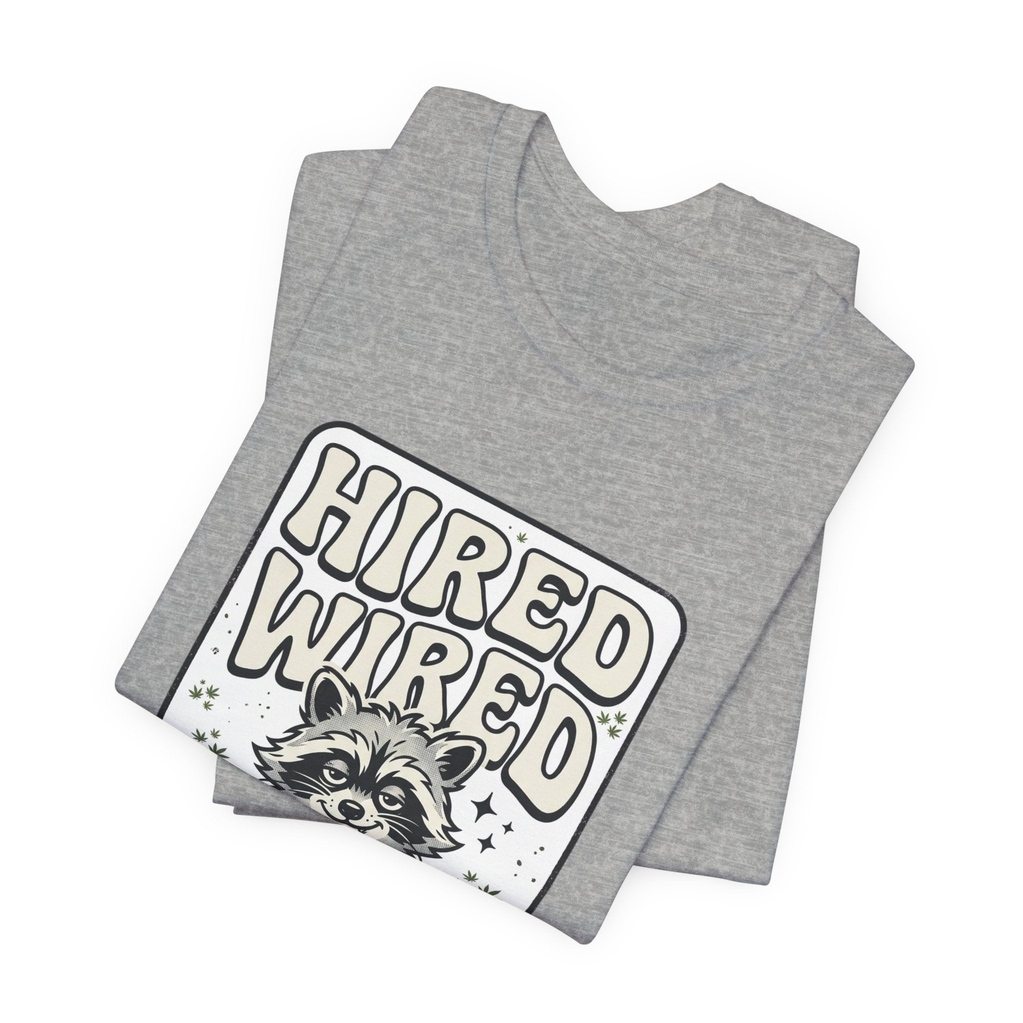 Hired Wired Feral Raccoon Tee | Feral Raccoon Aesthetic, Nightlife Wilderness