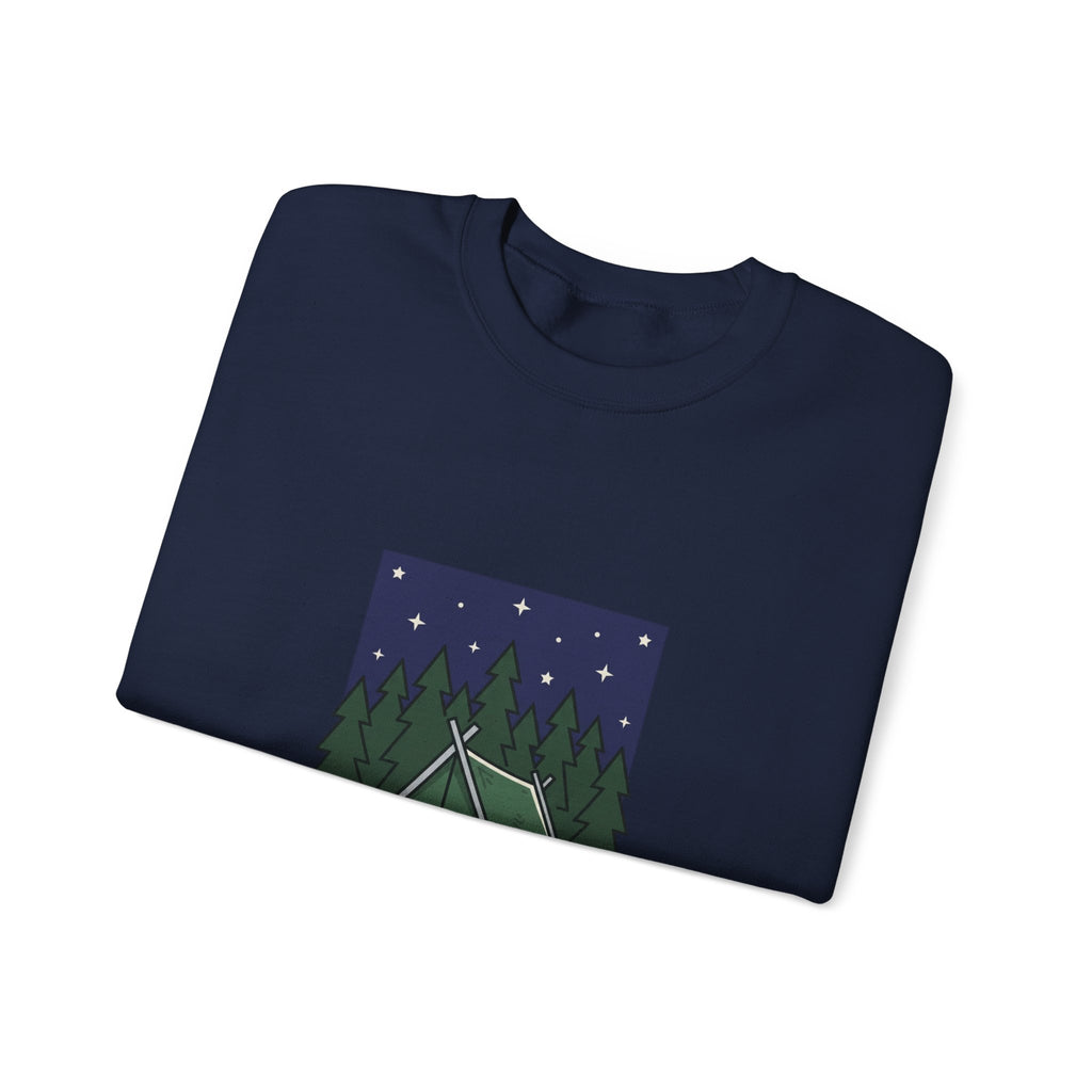 Camp Tent Illustration Sweatshirt | English Teacher Wedding, School Community