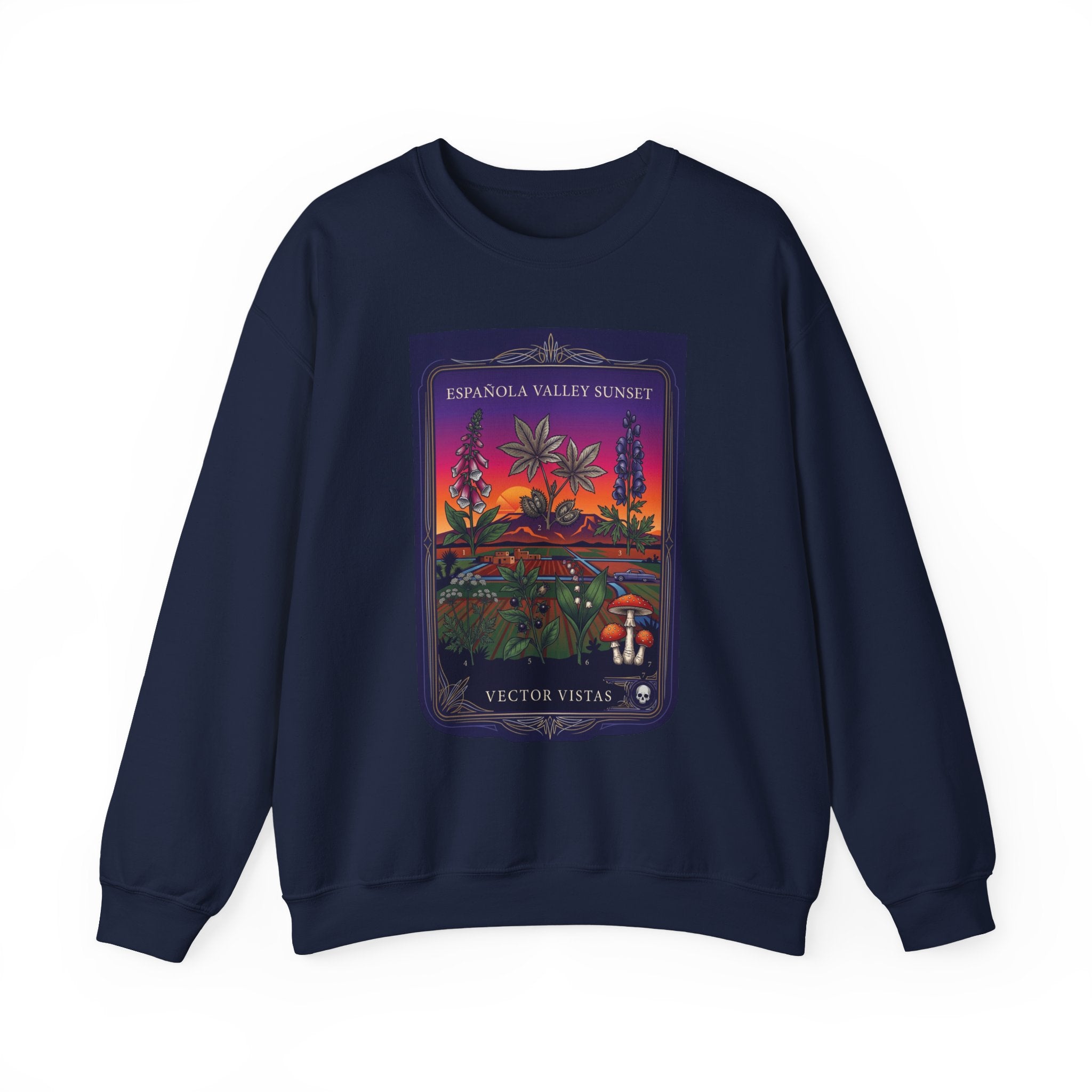 All Plants Are Edible Sweatshirt | Vintage Botanical Illustration, Dark Nature Humor