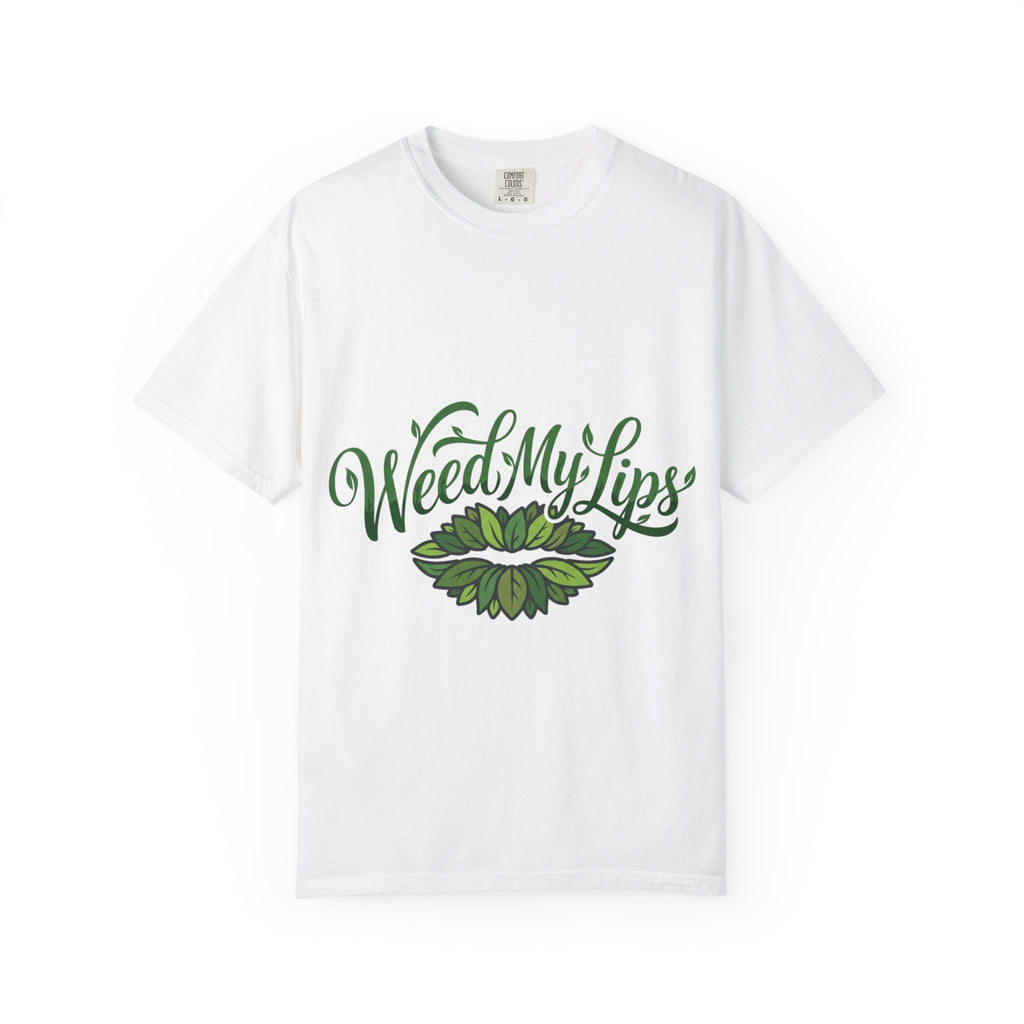 Weed My Lips T-Shirt — Botanical Cannabis Graphic Tee