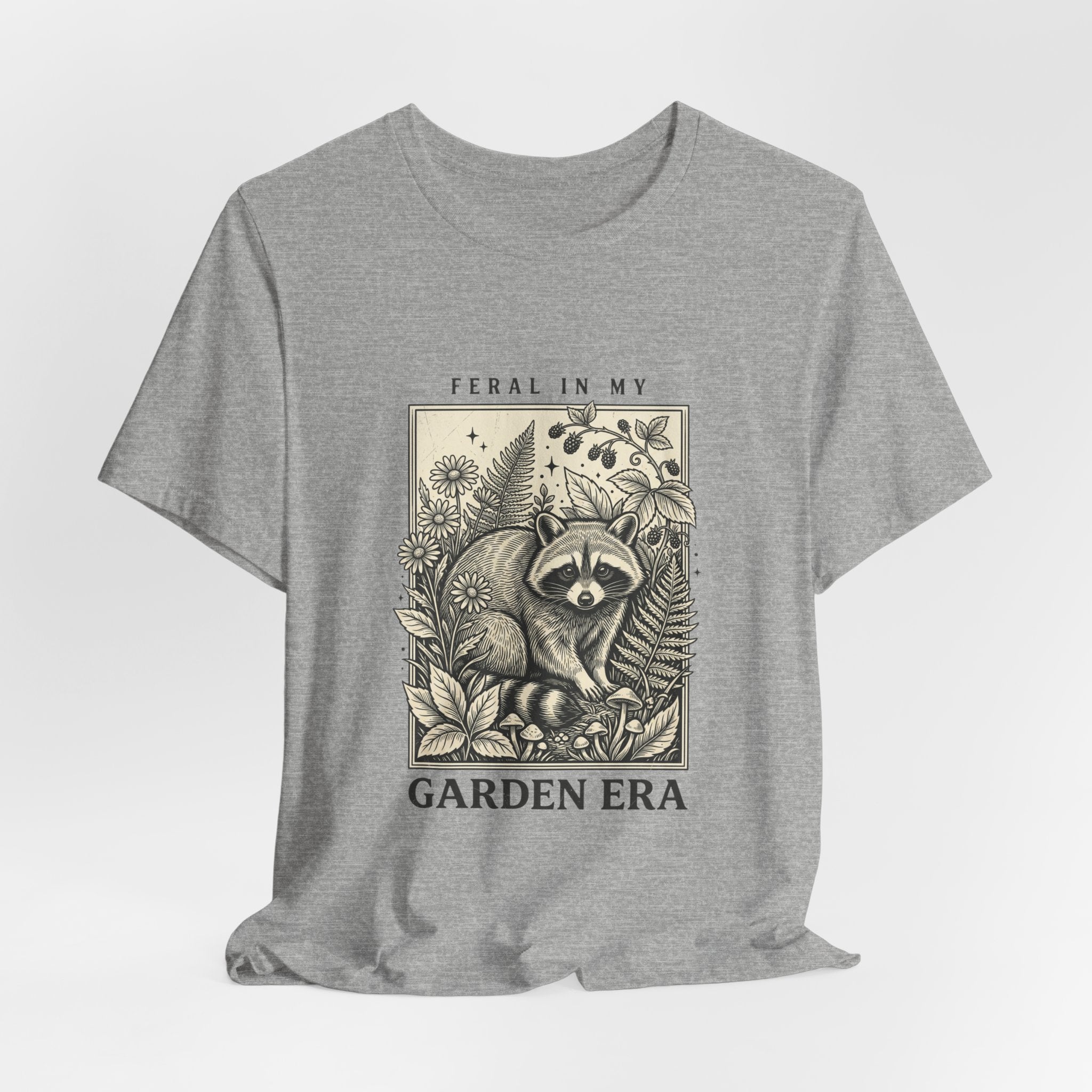 Feral in My Garden Era Tee | Raccoon Wilderness Aesthetic