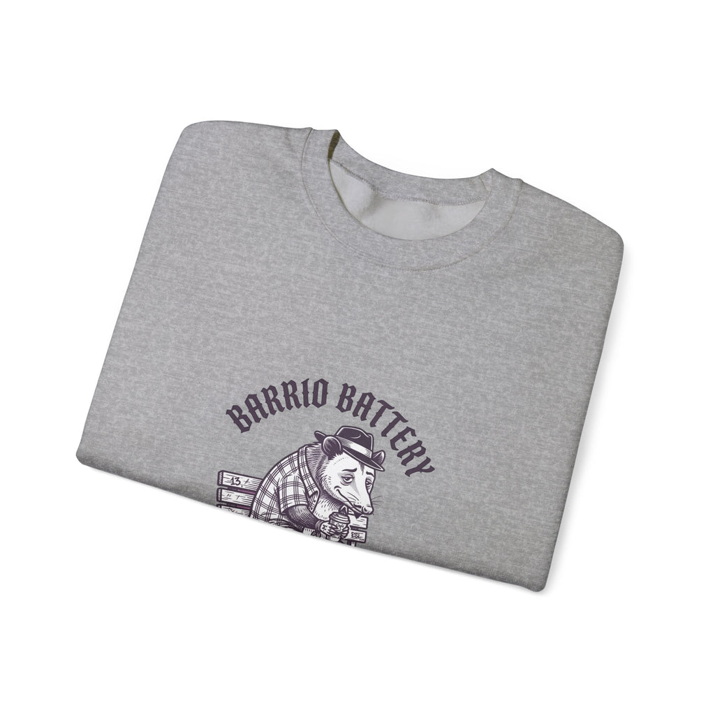 Anxious Animal Illustration Crewneck Sweatshirt | Cute Anxiety Humor