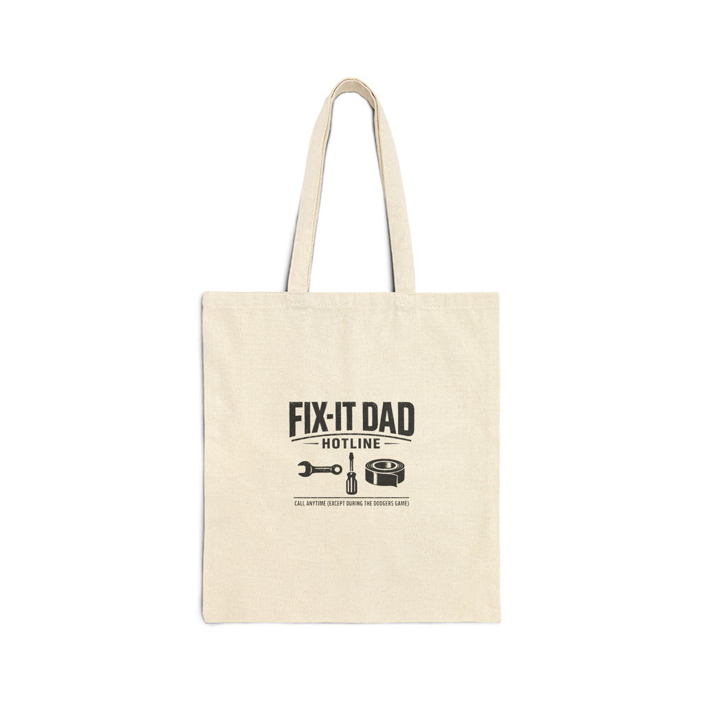 Fix-It Dad Tote | Vintage Typography, Dad Identity, Fatherhood Streetwear