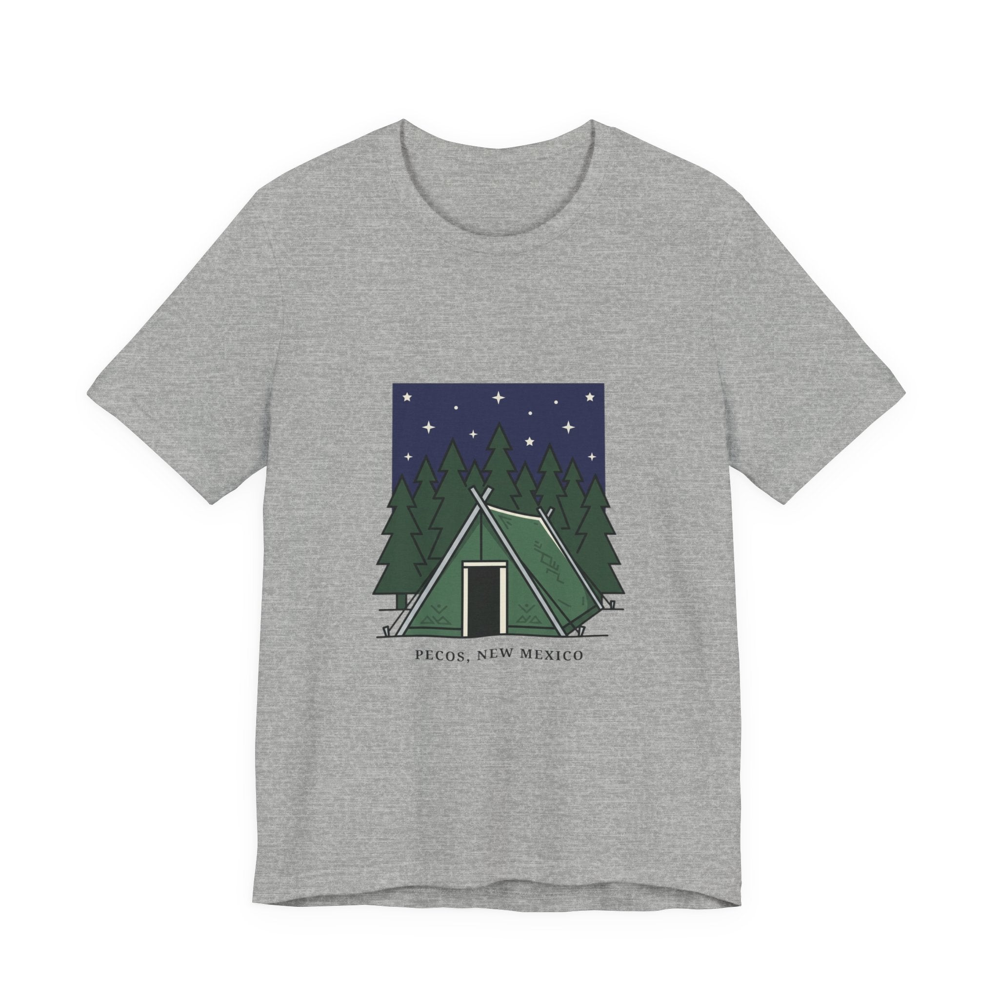 Camping Tent Illustration Tee | Teacher Wedding, School Community