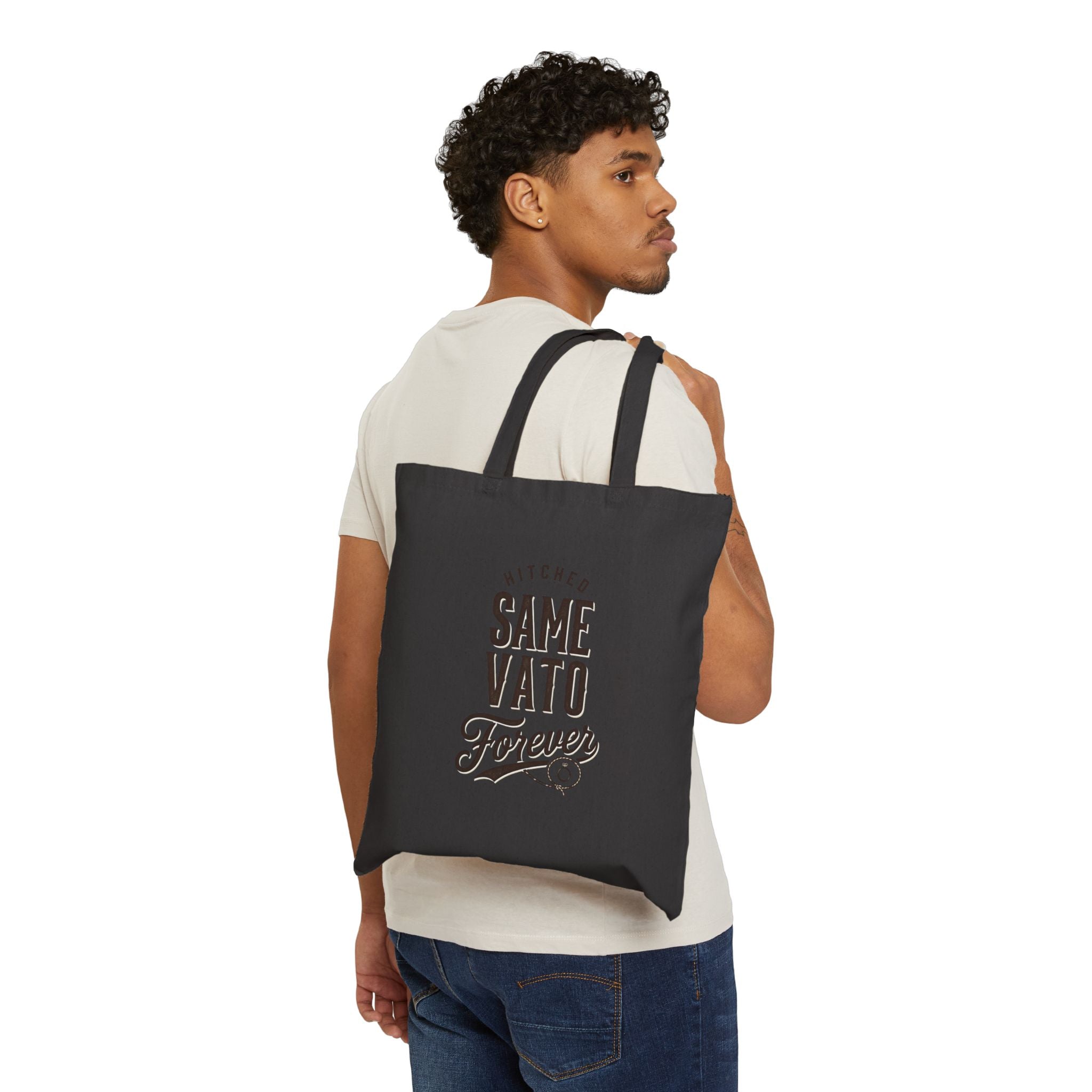 Same Vato Forever Tote | Engaged Bride Era, Script Slogan Canvas Tote