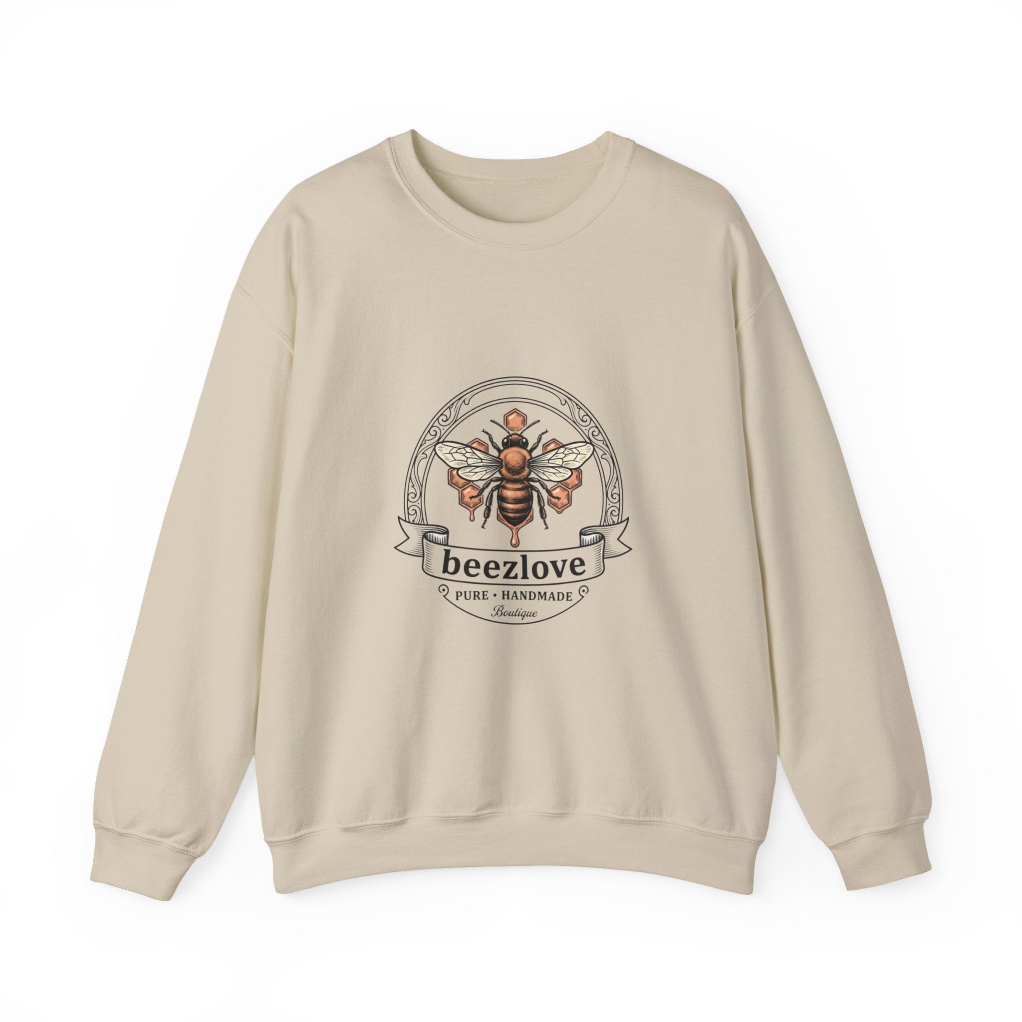 Bee Illustration Crewneck Sweatshirt | Birth Flower, Botanical Birth Month