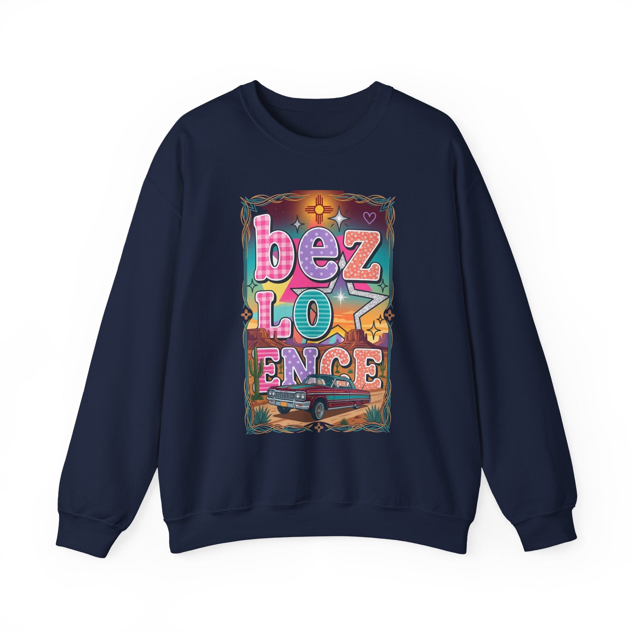 BeezLove Scripture Rainbow Crewneck — Christian Faith Sweatshirt