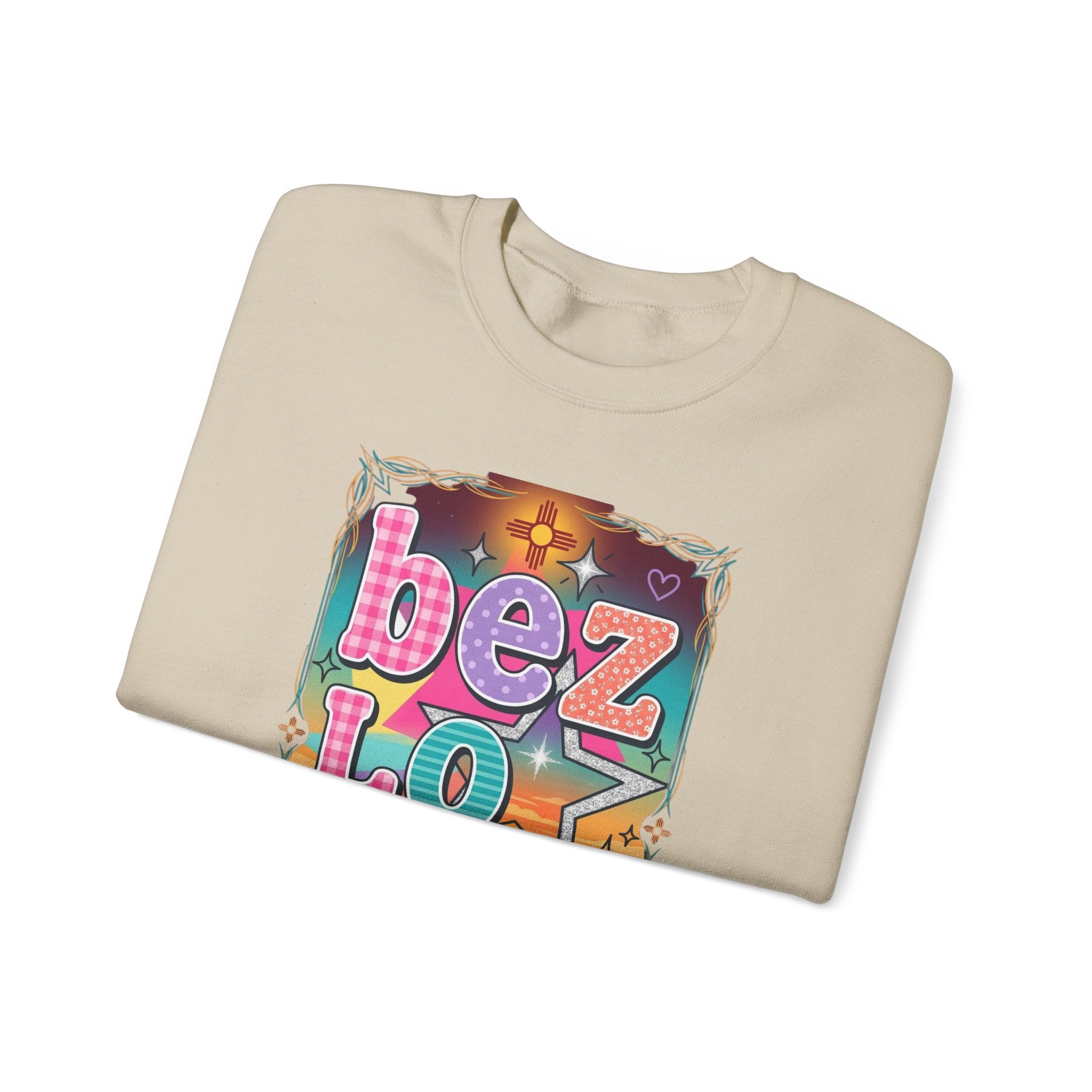 BeezLove Scripture Rainbow Crewneck — Christian Faith Sweatshirt