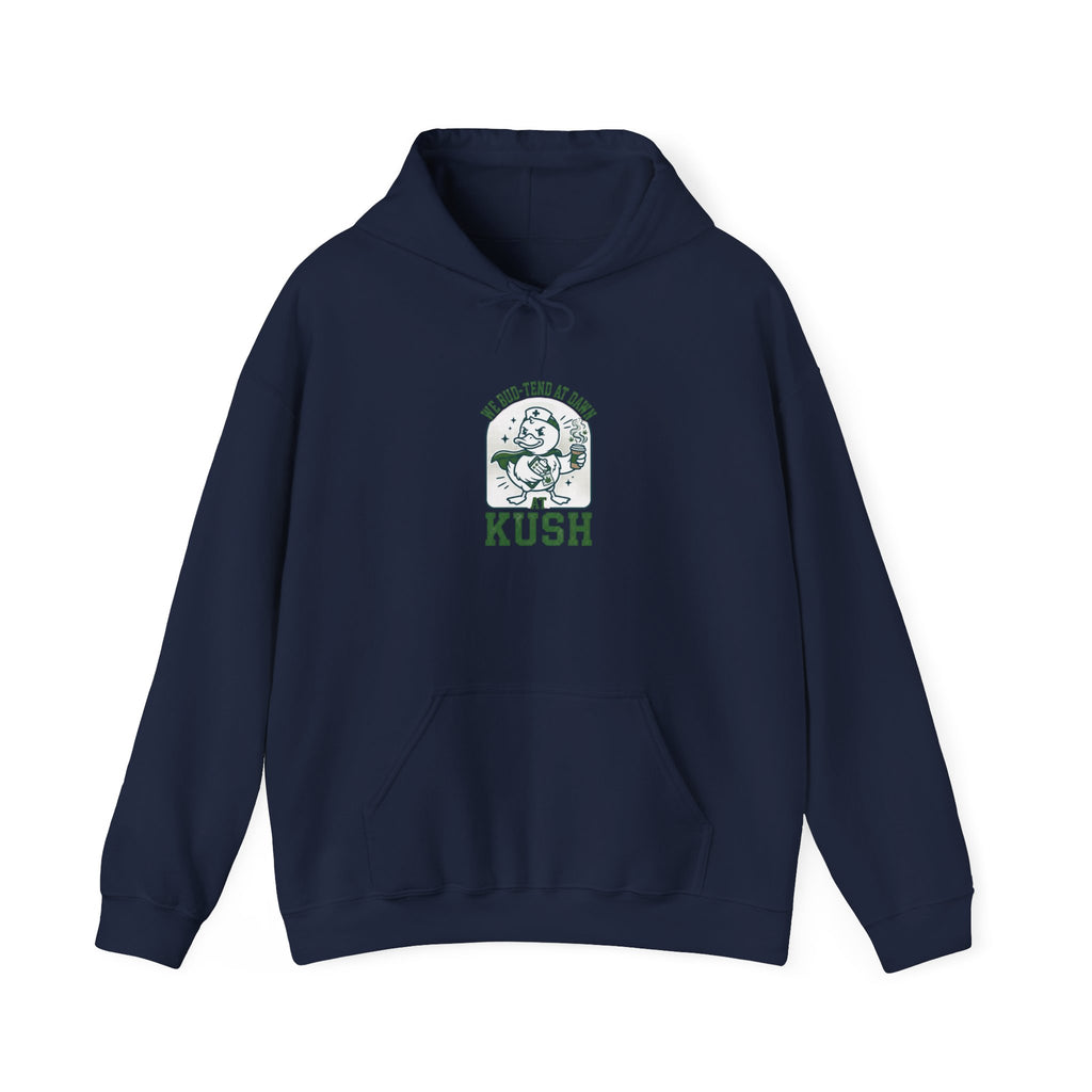 Cute Ducks Nurse Humor Hoodie | playful medical chaos, scrub life