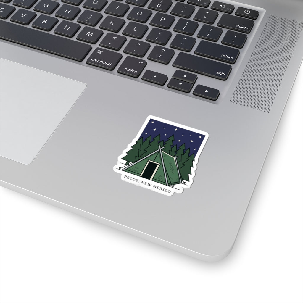 Pecos New Mexico A‑Frame Tent Sticker | Camping Vibes, Teacher Wedding Sticker