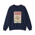 Matcha Club Graphic Sweatshirt | green pink café aesthetic, latte art illustration