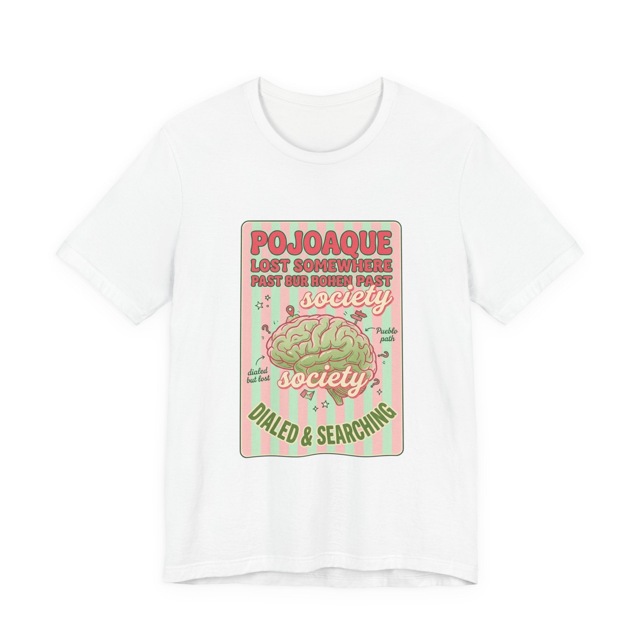 Matcha Aesthetic Brain Latte Tee | Matcha Girl Cafe Graphic T-Shirt