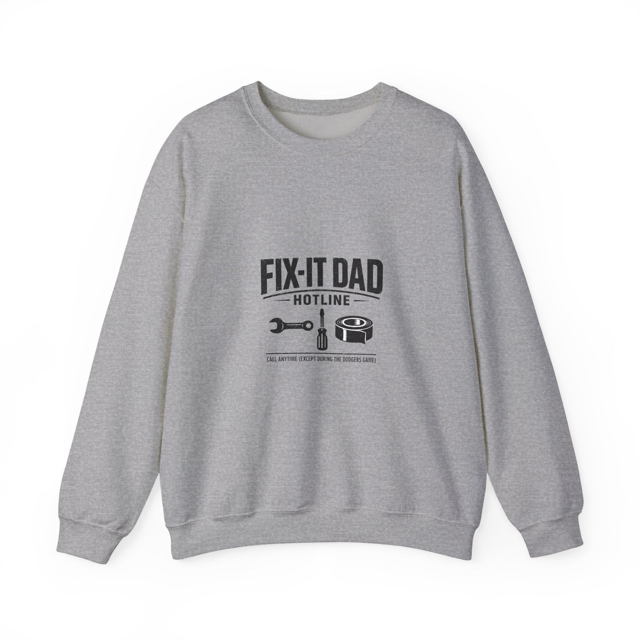 Fix-It Dad Hotline Sweatshirt | Dad Identity, Vintage Typography
